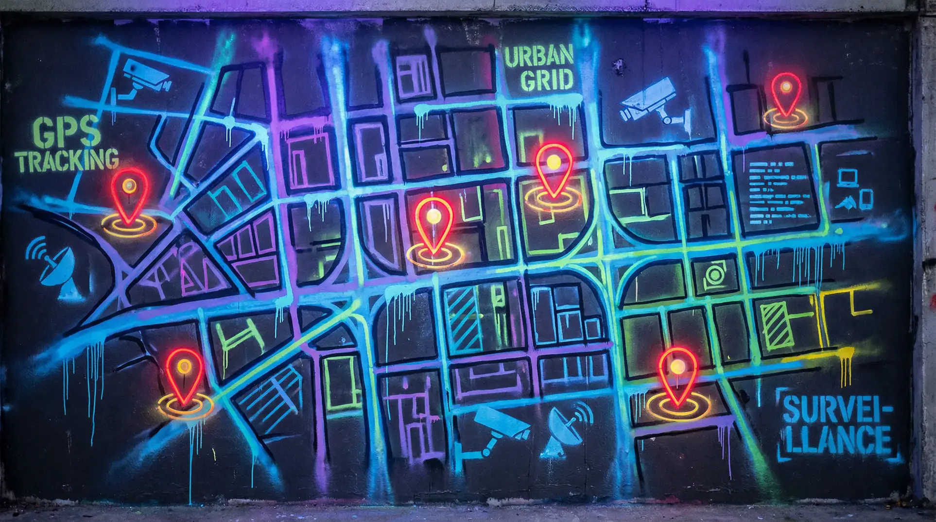 菠萝菠萝蜜视频在线观看完整版 狗仔追踪地图 - 城市涂鸦风格